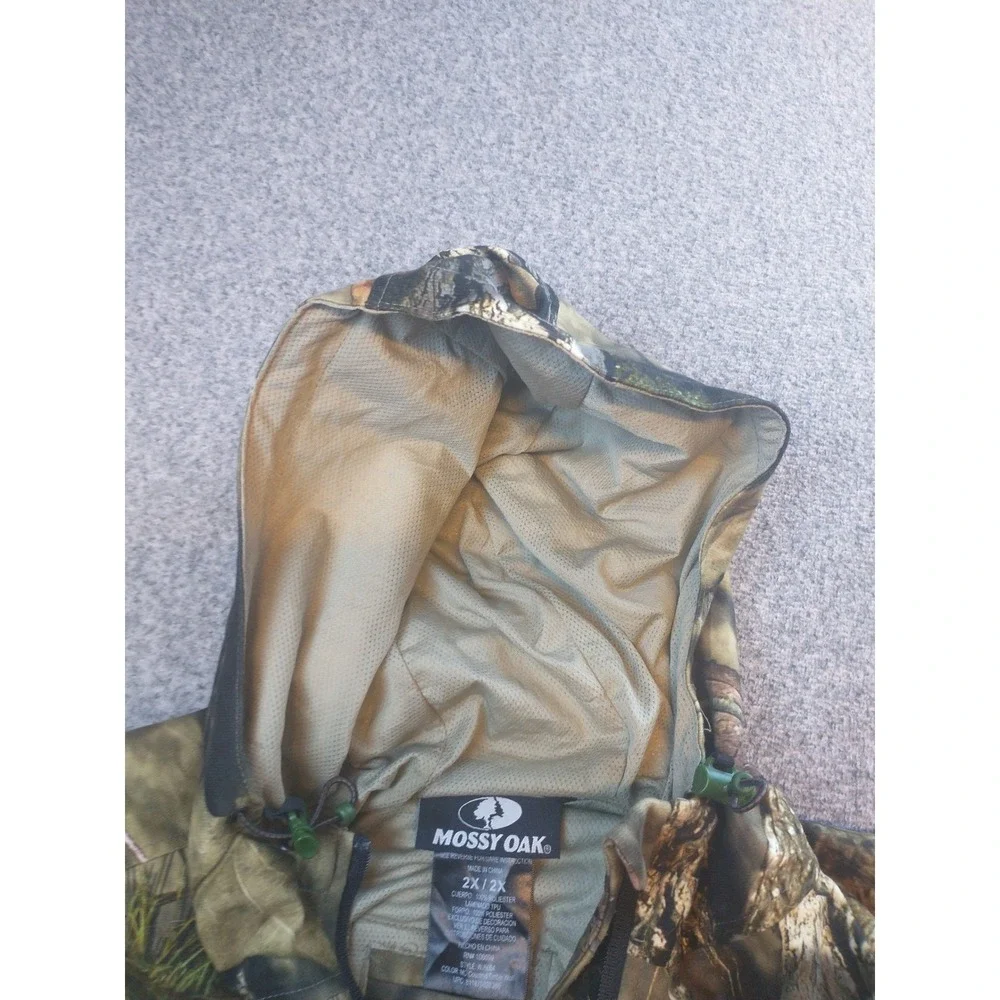 Mossy Oak Break-Up Country Camo Hooded Jacket Mens 2X WJ5004 Timber Wolf Hunting
